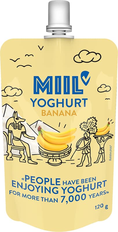 Yoghurt banana
