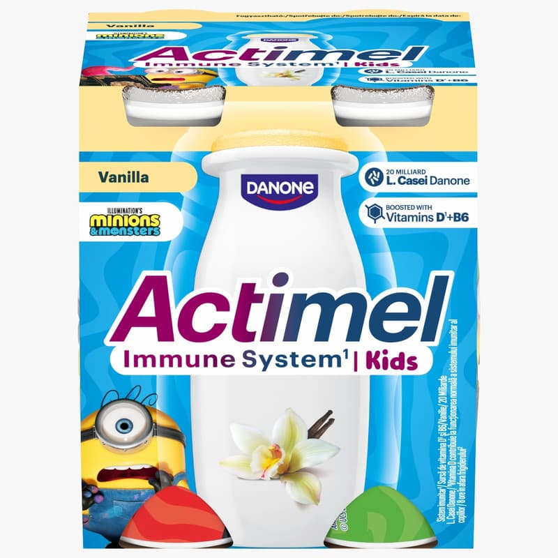 Actimel Bautura din iaurt cu vanilie, 1,5% grasime, cu L. casei Danone si vitamine (B6, D)