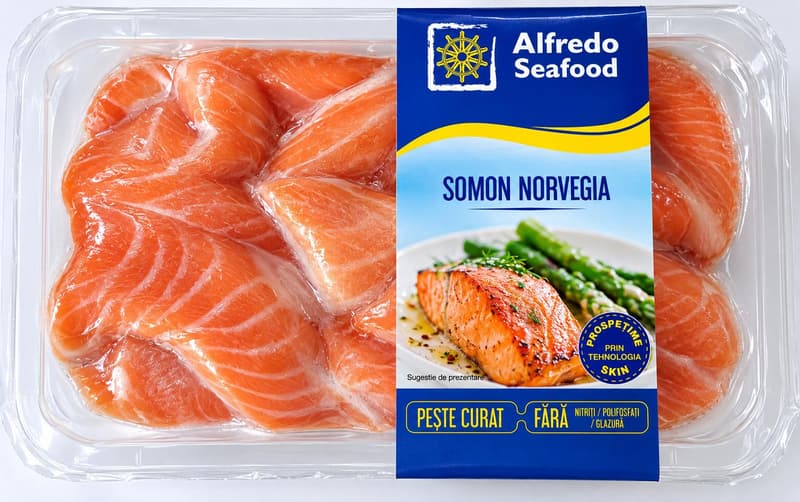 Alfredo Seafood Salmon Cubes Frozen Product