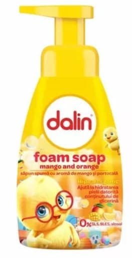 Dalin Baby Sapun spuma cu mango&portocale