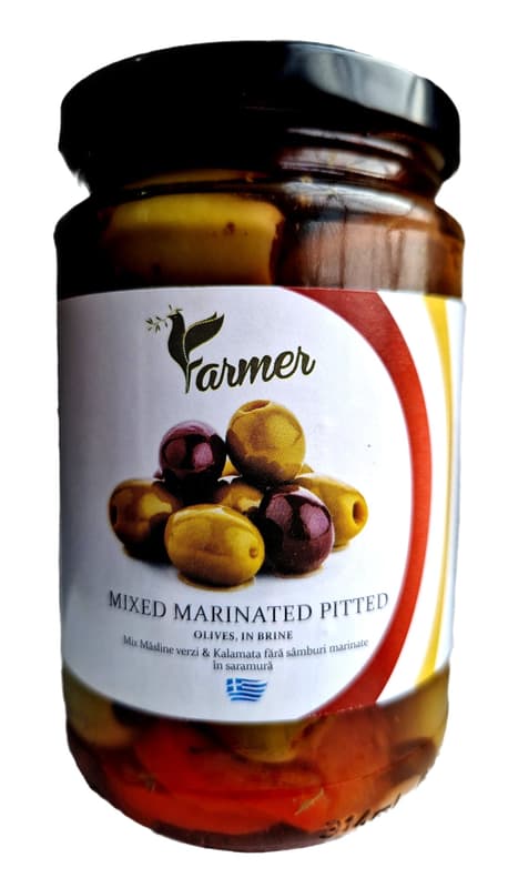 Farmer Mix pitted green & kalamata olives