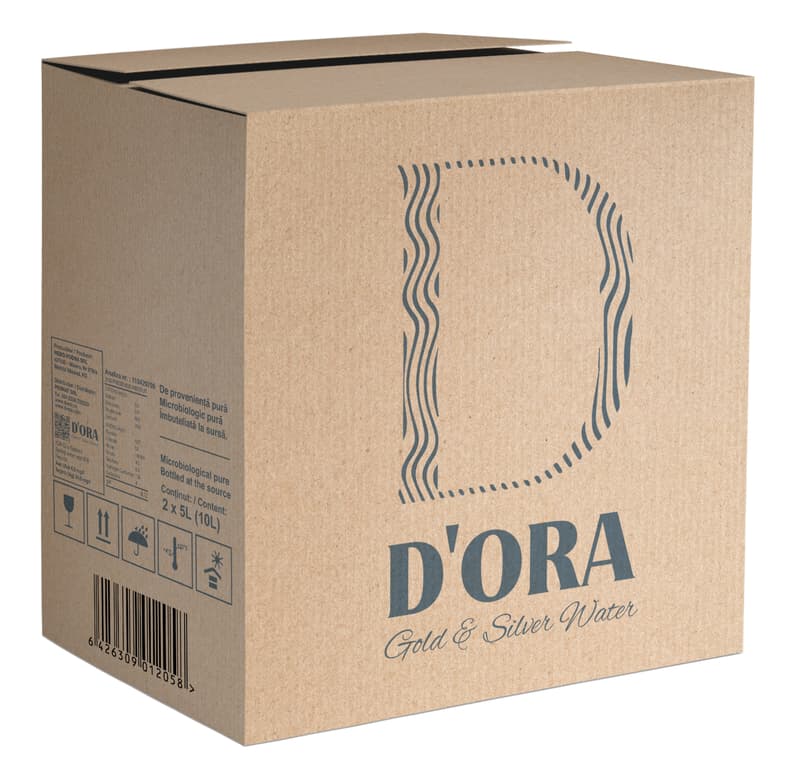 D'ORA Gold & Silver Apa de izvor 2*5L cutie carton