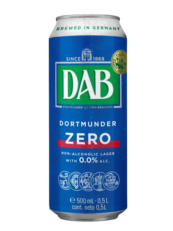 Dab Zero Non-Alcoholic Beer Can