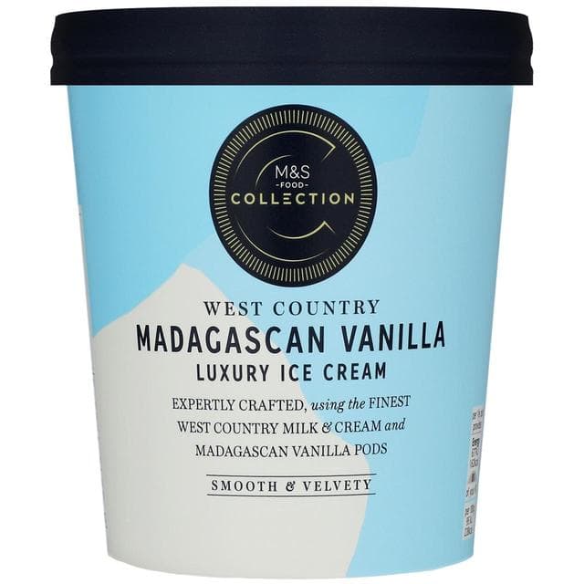 Marks & Spencer Collection West Country Madagascan Vanilla Luxury Ice Cream 