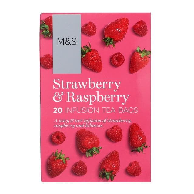 Marks & Spencer Ceai aromat de fructe cu hibiscus cu aroma de capsuni si zmeura