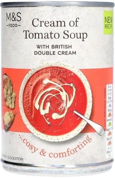 Marks & Spencer Cream Tomato Soup with British Double Cream