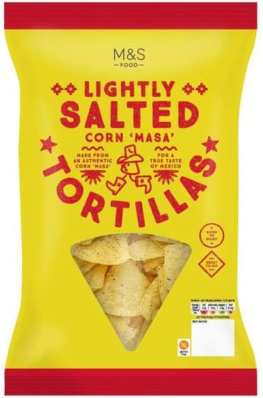 Marks & Spencer Chipsuri de tortilla usor sarate