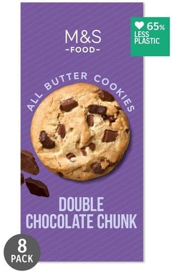 Marks & Spencer All Butter Cookies Double Chocolate Chunk
