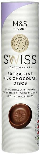 Marks & Spencer Discuri de ciocolata elvetiana extrafina cu lapte