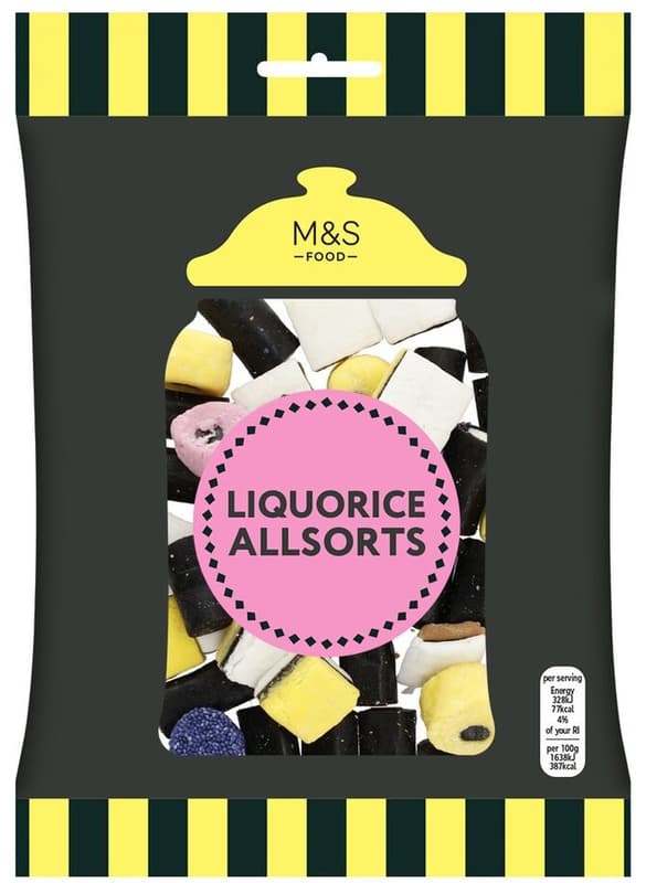 Marks & Spencer Liquorice Bomboane cu lemn dulce