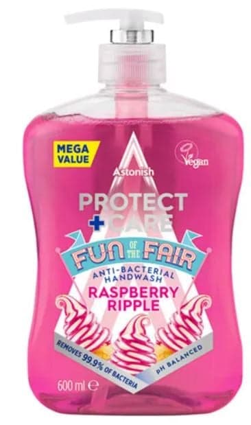 Astonish Rasberry Ripple Antibacterial Liquid Soap