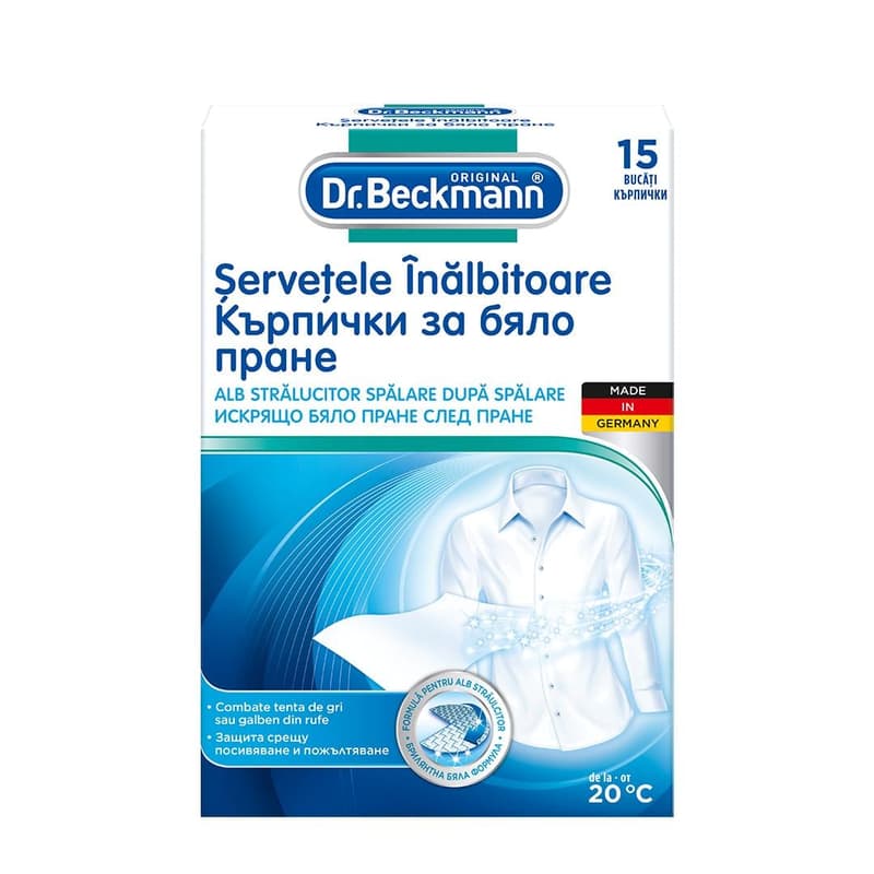 Dr. Beckmann Laundry Bleaching Wipes