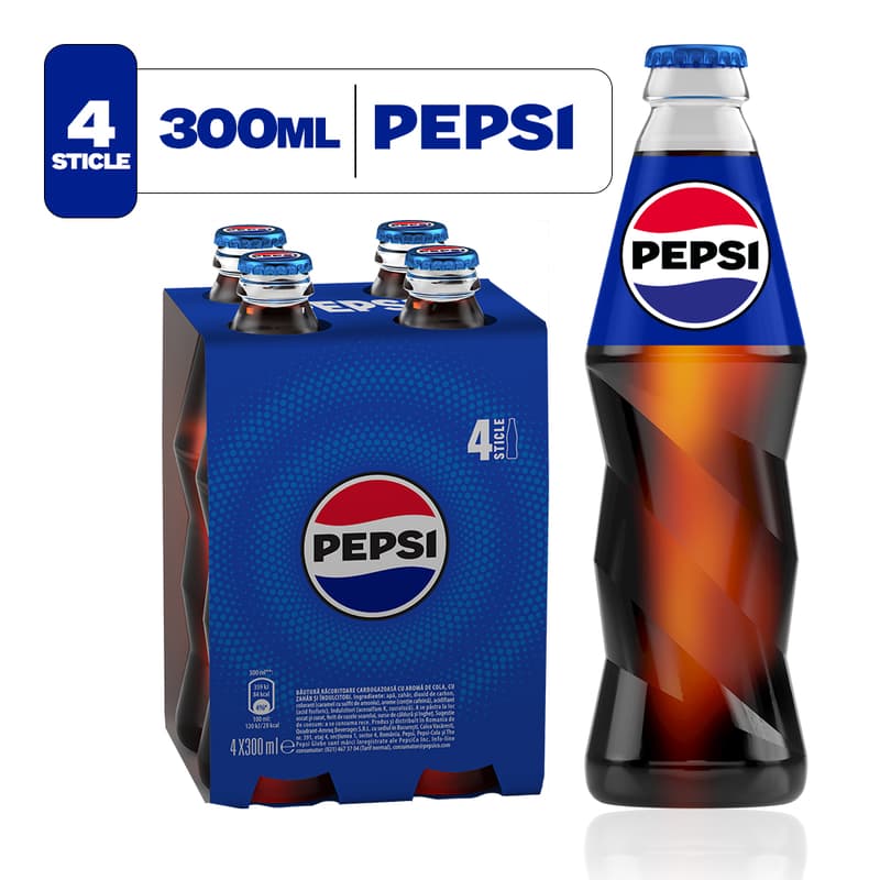 Pepsi Cola Carbonated Drink 4 Pack Bottle