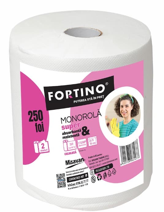 Fortino Monorola 2 straturi, 250 foi