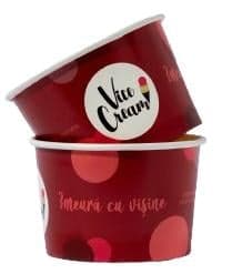 ViceCream artisanal raspberry ice cream with sour cherries