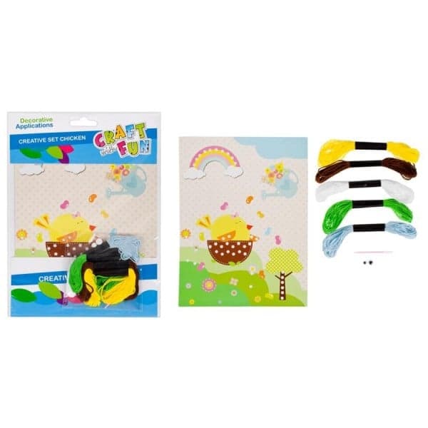 Craft with Fun Accessories Creation Pasta, Chicken with String