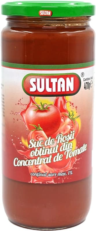 Tomato Juice Sultan min. 8%, jar