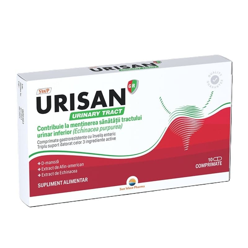 URISAN GR URINARY TRACT 10 COMPRIMATE