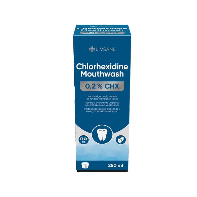 LIVSANE APA DE GURA CU CLORHEXIDINA 250 ML