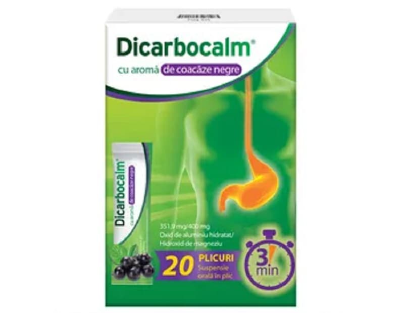 DICARBOCALM FRUCT COACAZE 20 PLICURI