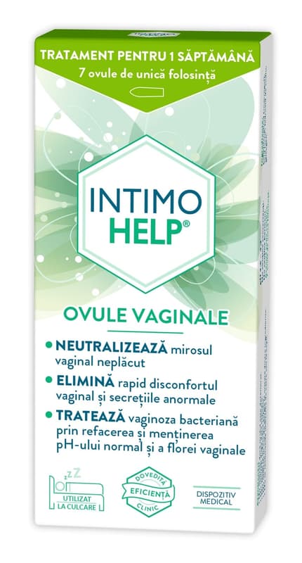 ZDROVIT INTIMOHELP OVULE VAGINALE 7 BUCATI