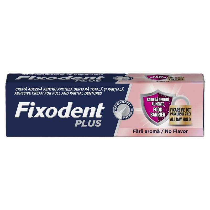 FIXODENT PLUS FOOD BARRIER NO FLAVOR 40G
