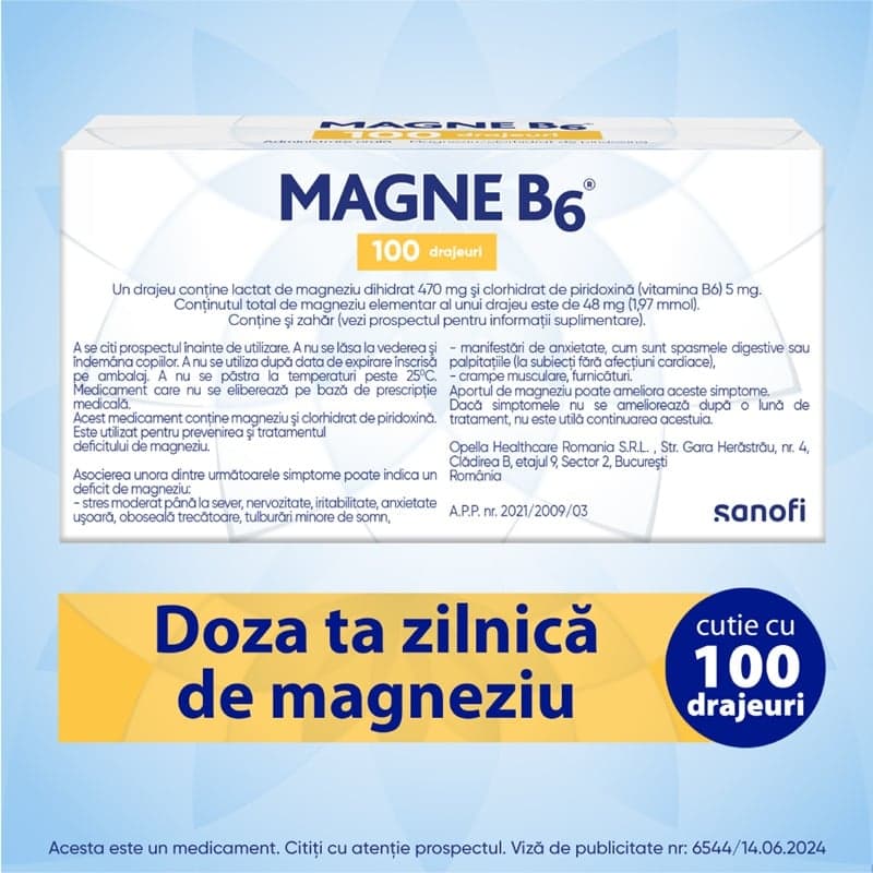 MAGNE B6 100 TABLETS