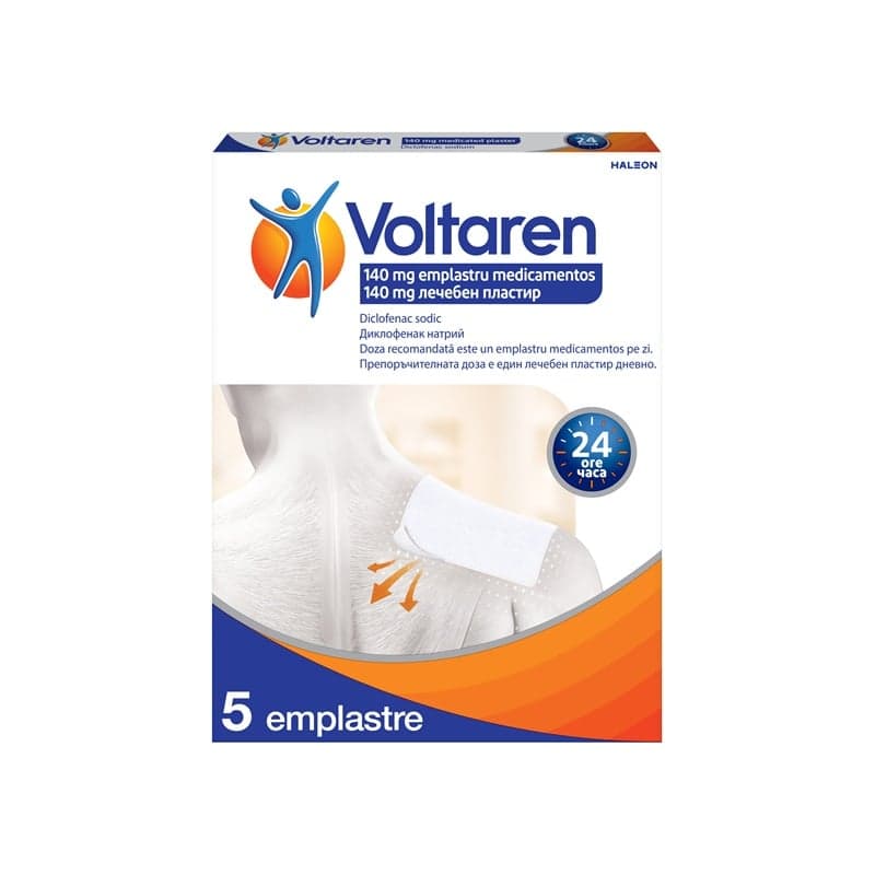 VOLTAREN 140MG EMPLASTRU MEDICAMENTOS 5 EMPLASTRE