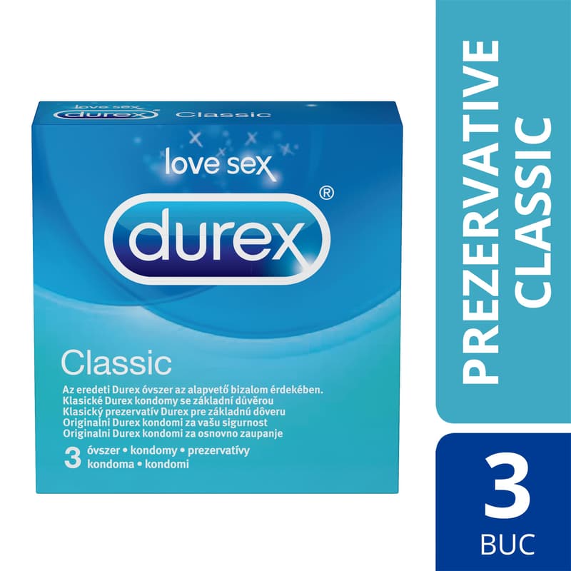 DUREX CLASSIC PREZERVATIVE 3 BUCATI