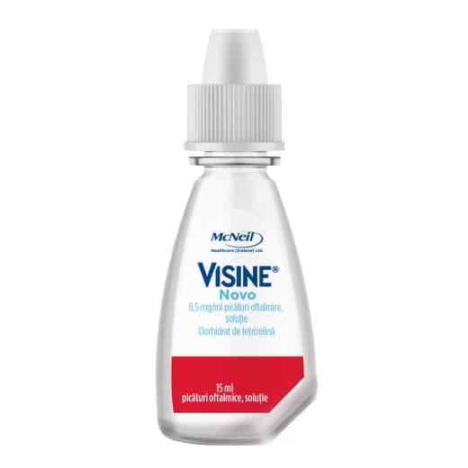 VISINE NOVO 0.5MG/ML PICATURI OFTALMICE 15ML
