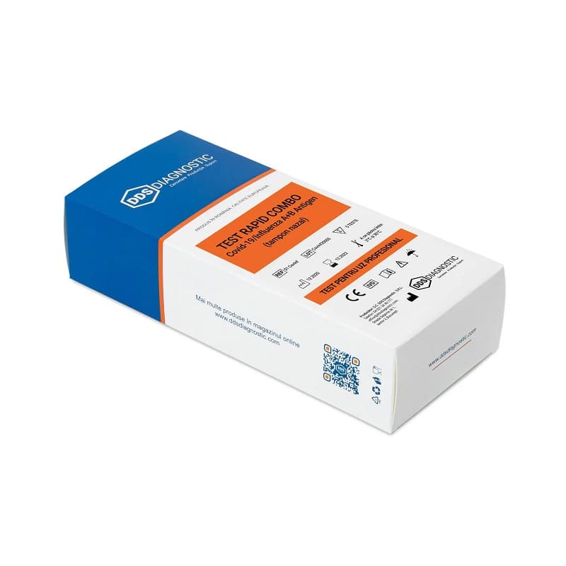 DDS TEST RAPID COMBO COVID-19/ INFLUENZA A+B ANTIGEN (NAZOFARINGIAN) UZ PROFESIONAL