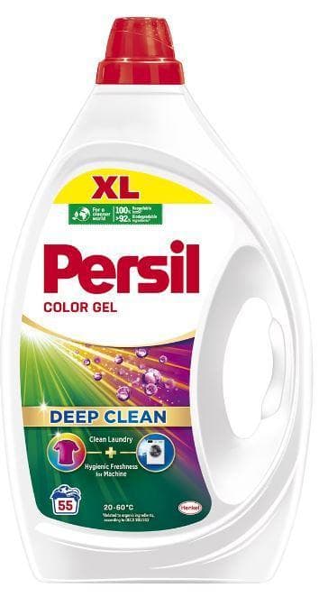 Persil liquid gel detergent color 2.475l 55 washes