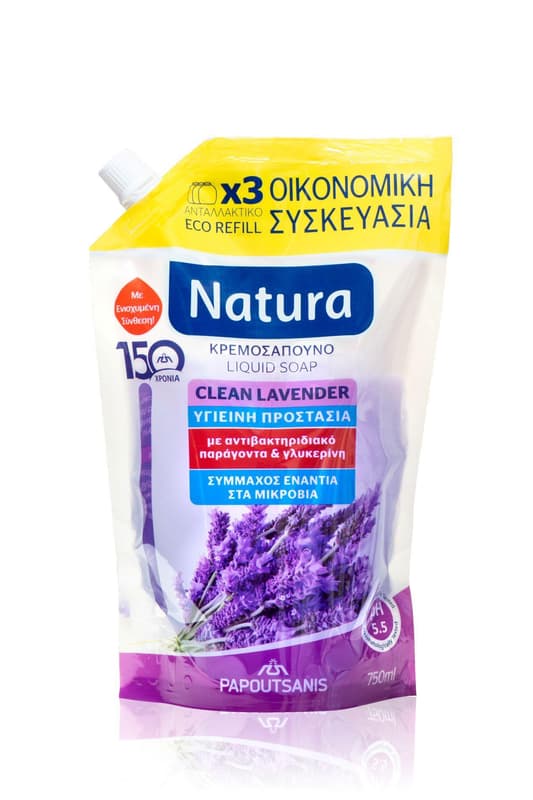 Natura Sapun lichid rezerva, lavanda