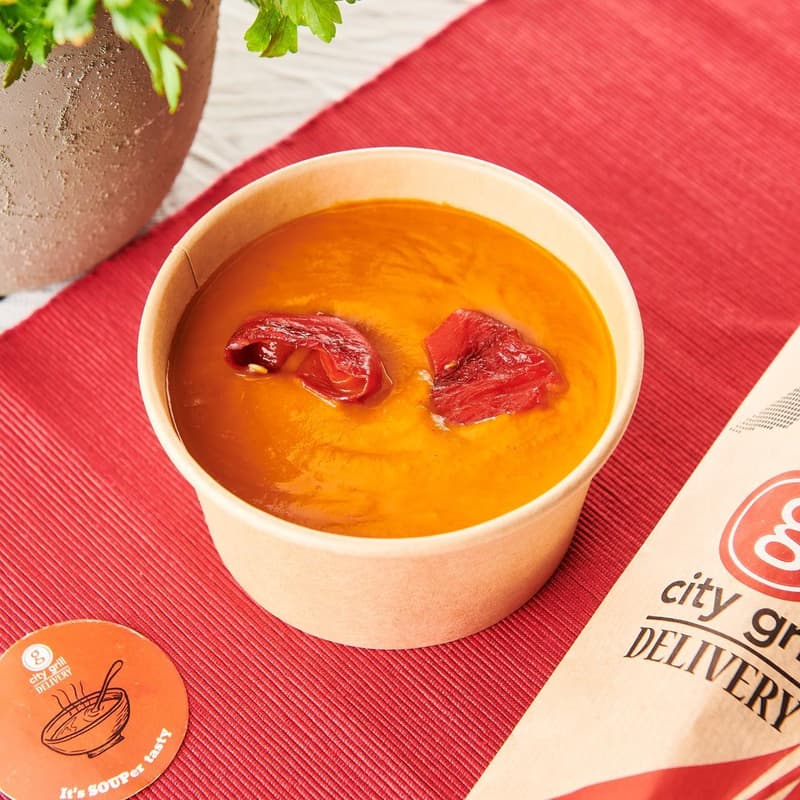 City Grill Supa crema de ardei copt