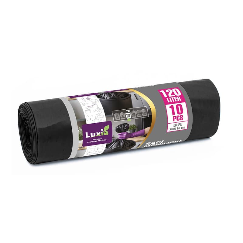 Luxia Saci menajeri, ultrarezistenti ldpe, 120l