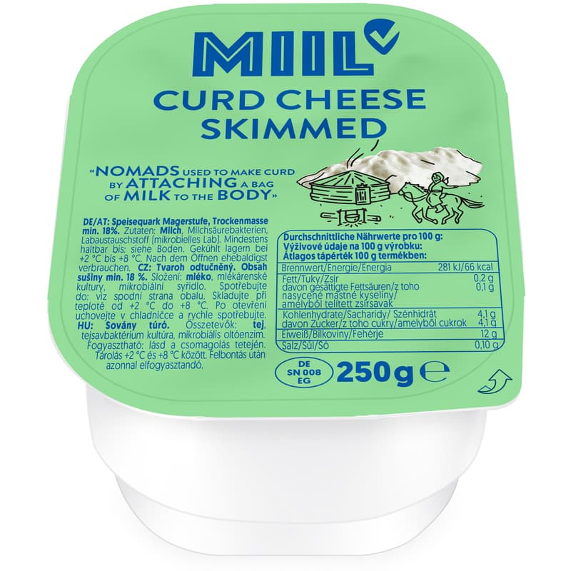 Miil Branza de vaci degresata
