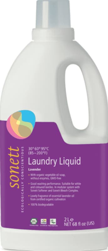 Sonett ECO Detergent lichid pentru rufe albe si colorate - lavanda