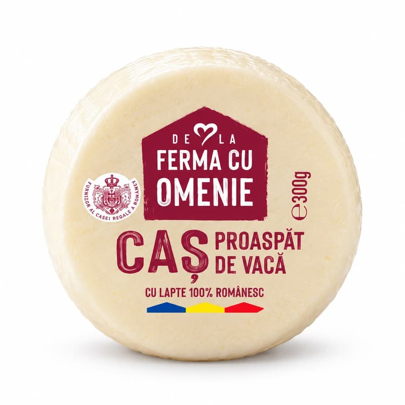 De la Ferma cu Omenie Cas proaspat de vaca