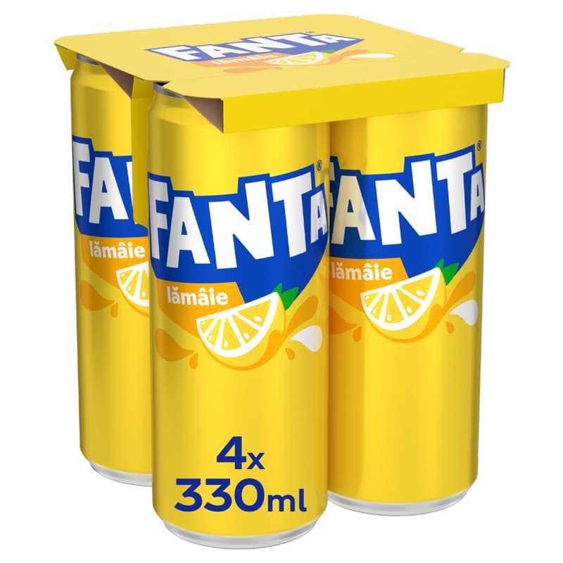 Fanta Lemon Bautura racoritoare carbogazoasa 4 pack