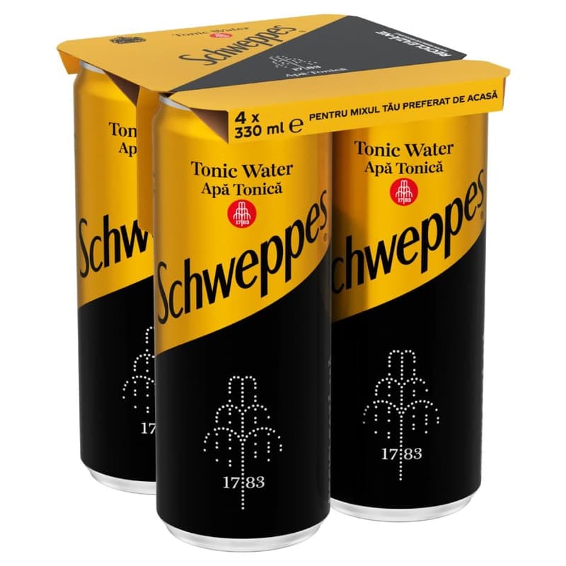 Schweppes Tonic Bautura racoritoare carbogazoasa 4pack