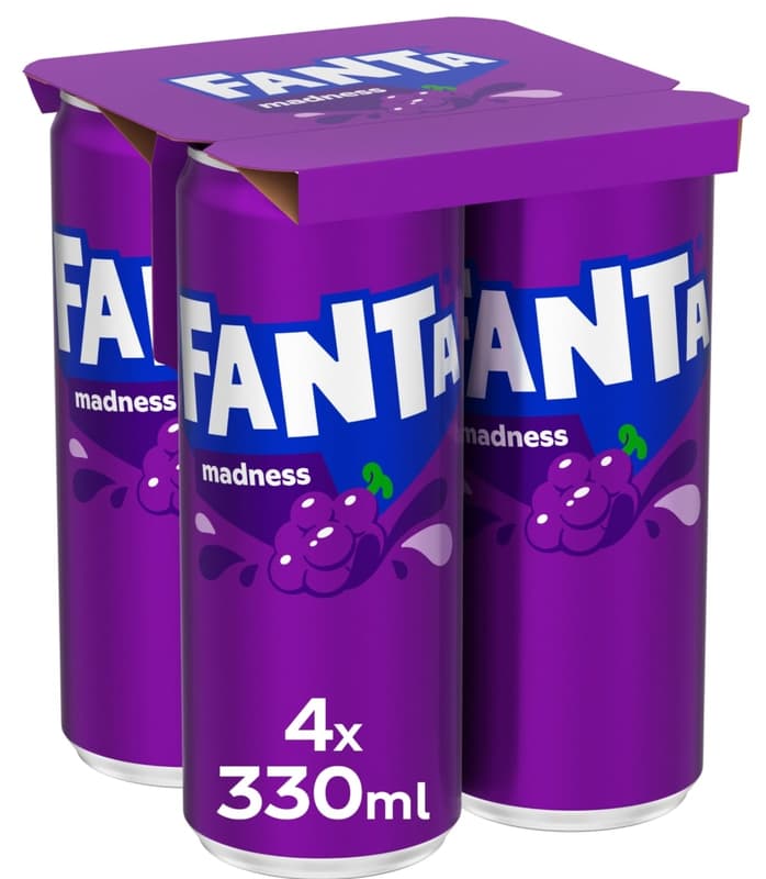 Fanta Madness Bautura racoritoare carbogazoasa 4pack