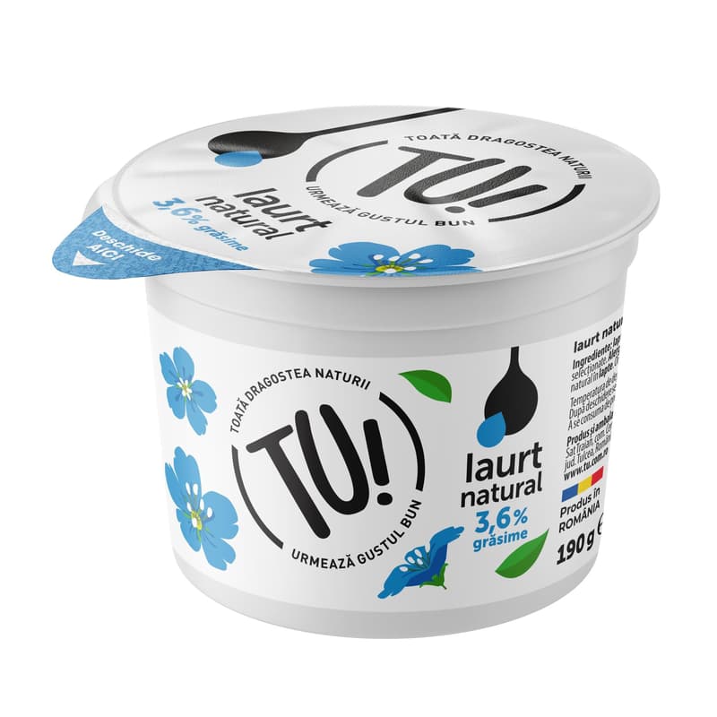 TU! Iaurt natural 3.6% grasime