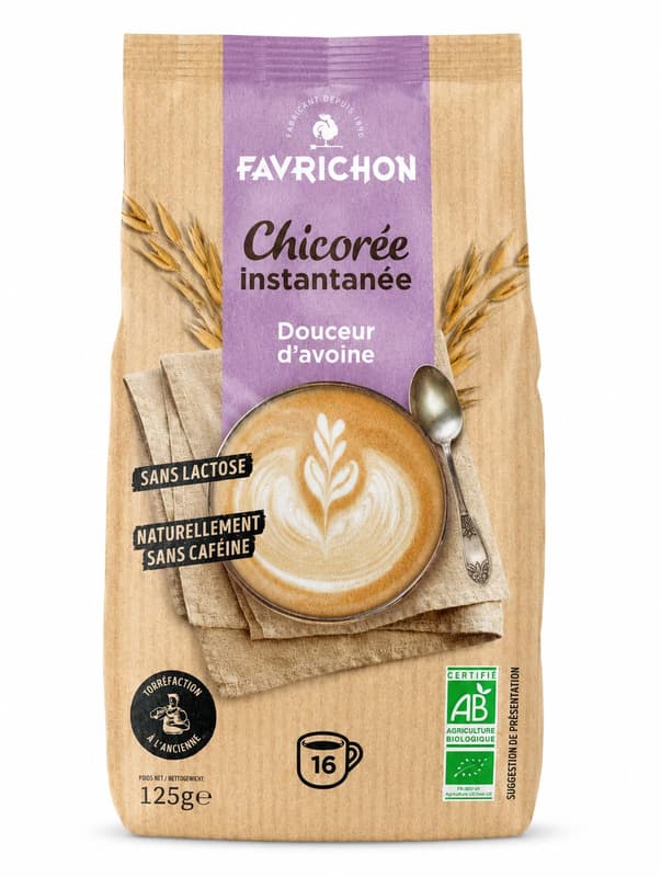 Favrichon ECO Instant Chicory Bautura instant din cioare si ovaz