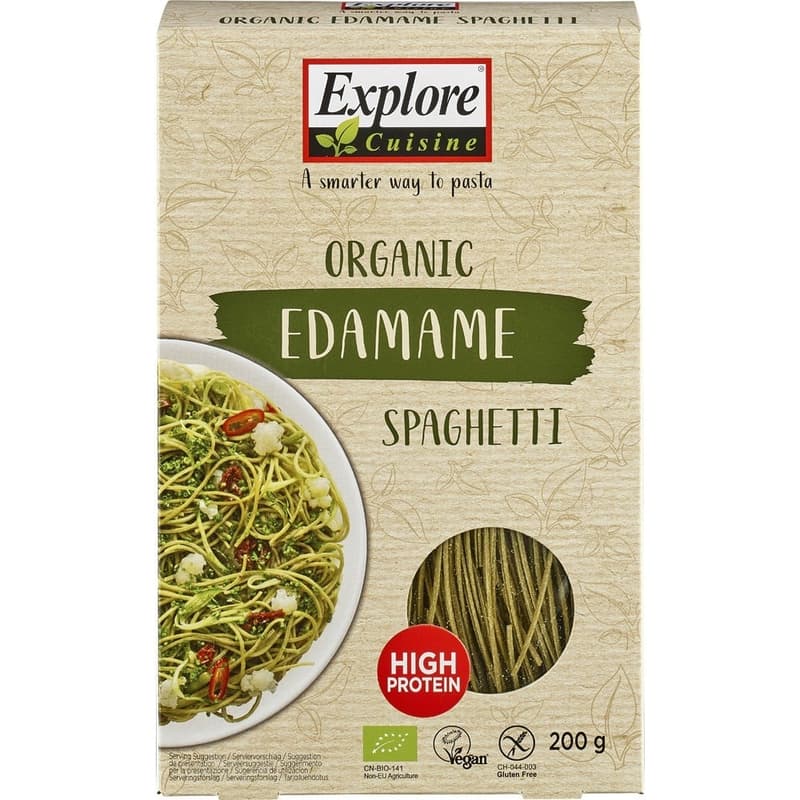Explore Cuisine ECO Protein spaghetti from gluten-free edamame