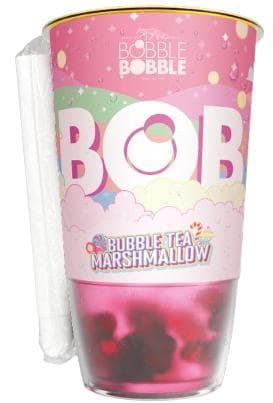 Bob Bubble Tea Marhmallow Bautura pe baza de ceai negru pahar