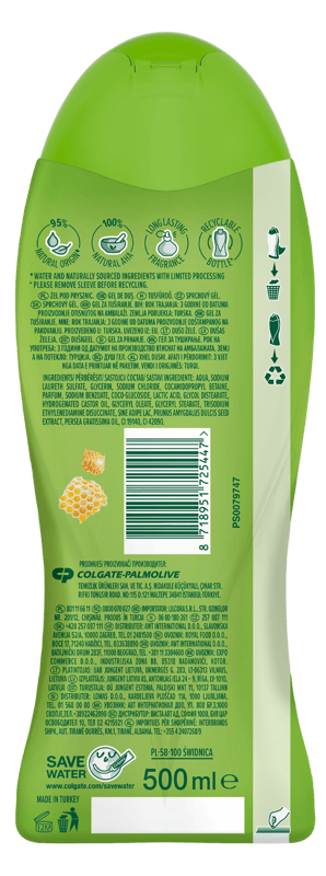 Palmolive Skin Shower Gel, avocado & honey