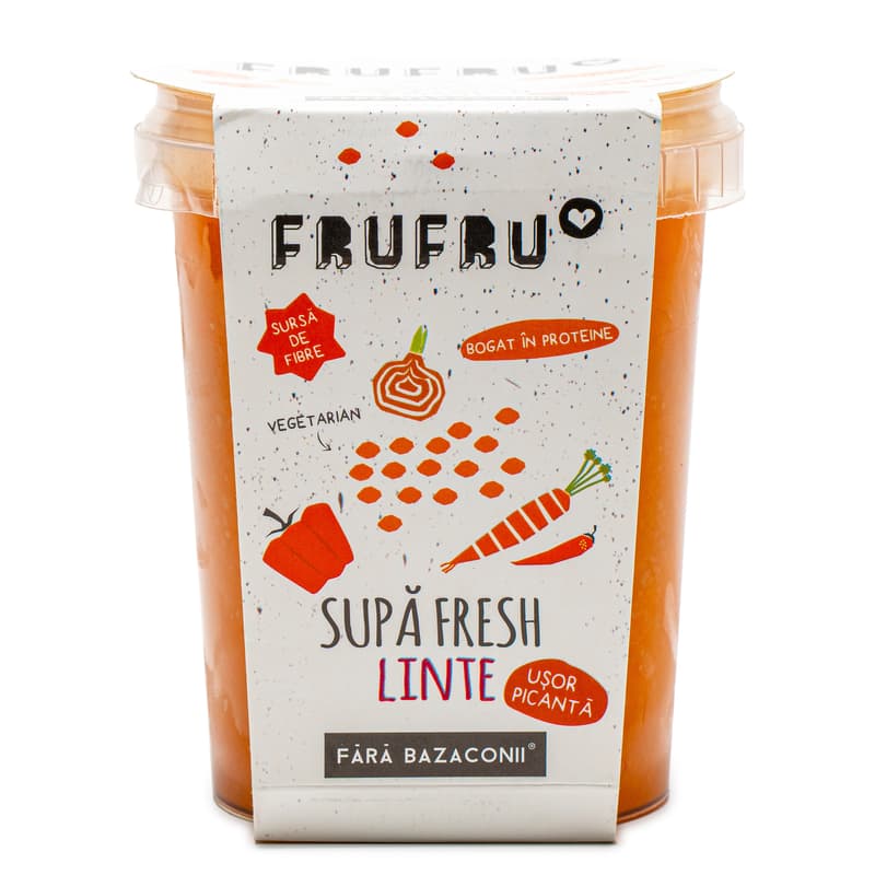 FRUFRU Supa de linte usor picanta