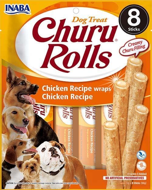 Inaba Churu Rolls Recompense pentru caini, pui