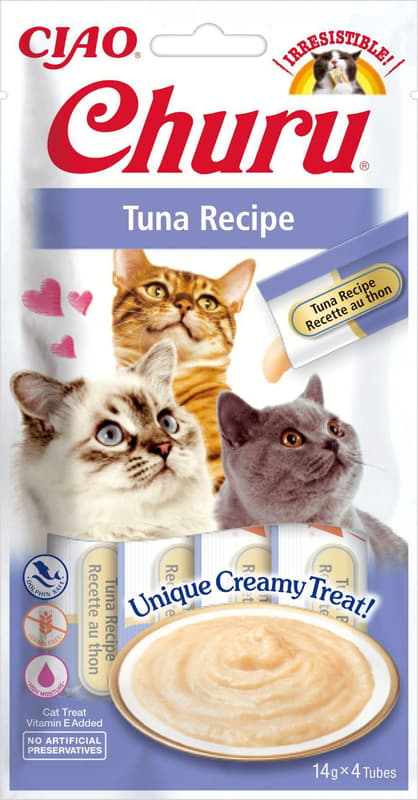 Inaba Creamy Churu Tuna Cat Treats