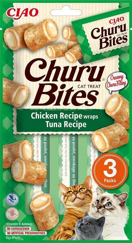 Inaba Cat Rewards Churu Bites Chicken & Tuna